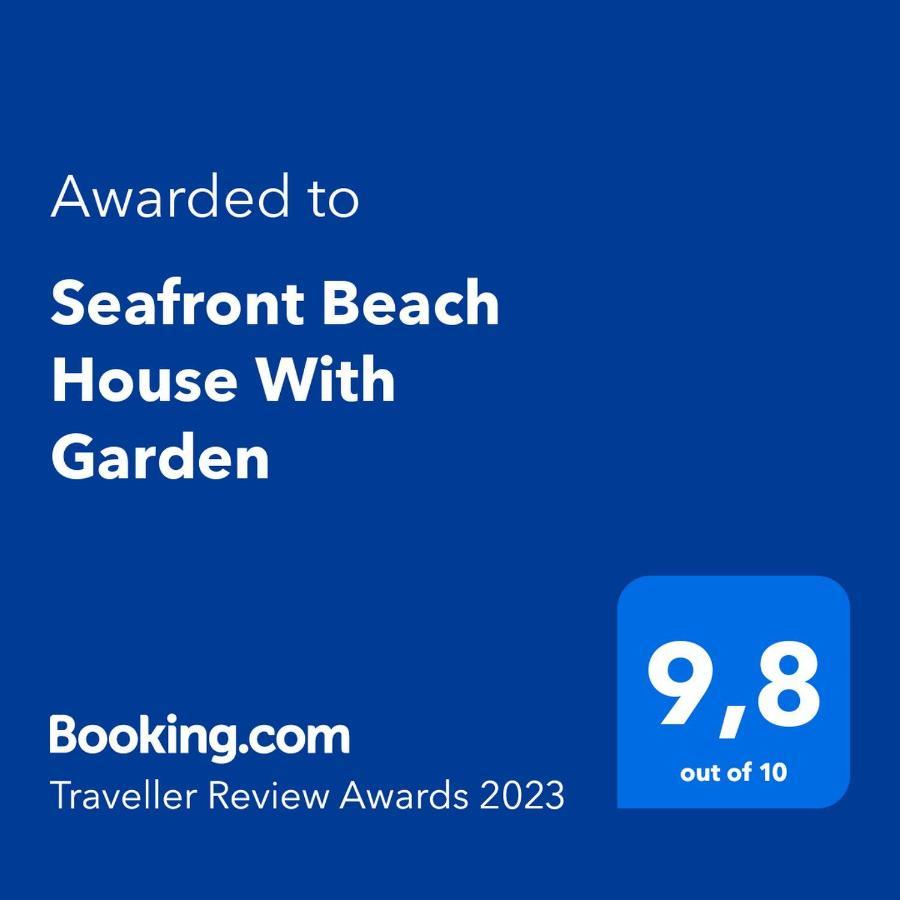Seafront Calista Beach House With Garden Glyfada  Bagian luar foto